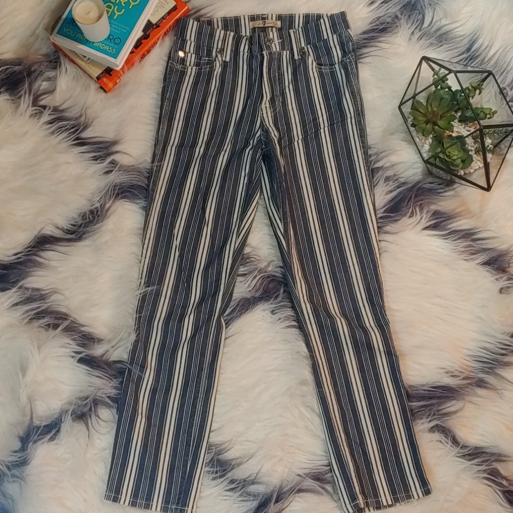 7 for All Mankind Stripes Jeans